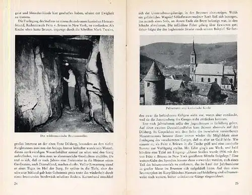 Baden Odenwald Heidelberg Festung Dilsberg Mittelalter Geschichte Führer 1961