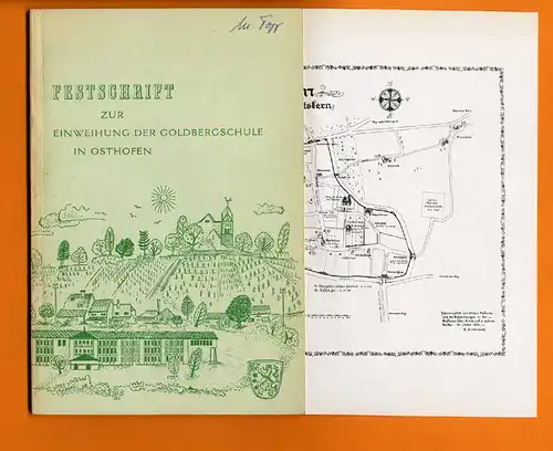 Rheinland Pfalz Worms Osthofen Goldberg Schule Einweihung Festschrift von 1956