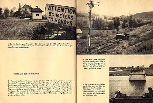 Deutsche Geschichte DDR Zone Grenze Mauer Diktatur Buch von 1961