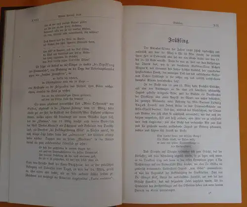 Österreich Literatur Geschichte Vormärz Lyrik Wien Revolution Erstausgabe 1882