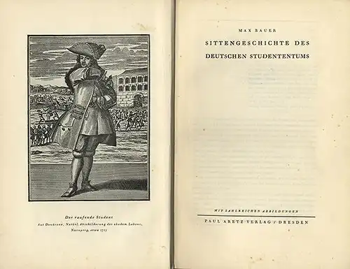 Mittelalter Universität Studentika Brauchtum Kultur und Sittengeschichte 1925