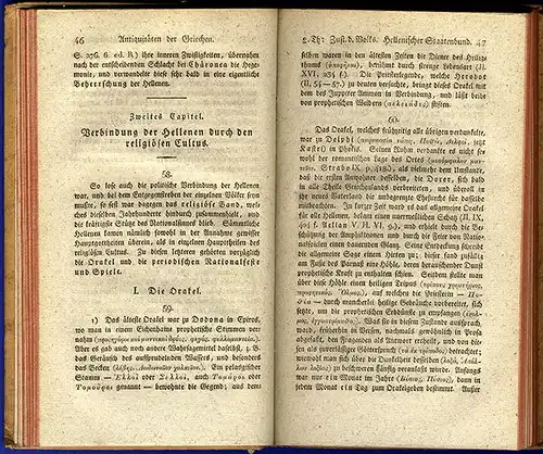 Antike Geschichte Archäologie Mythologie der Griechen und Römer 2 Bände 1820