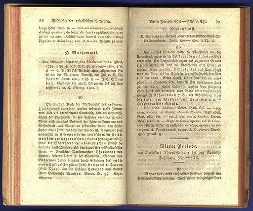 Antike Geschichte Archäologie Mythologie der Griechen und Römer 2 Bände 1820