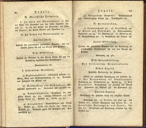 Antike Geschichte Archäologie Mythologie der Griechen und Römer 2 Bände 1820