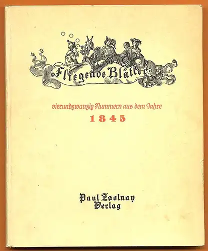 München Fliegende Blätter Humor Satire Zeitschrift Nummer 1 - 24 Faksimile 1934