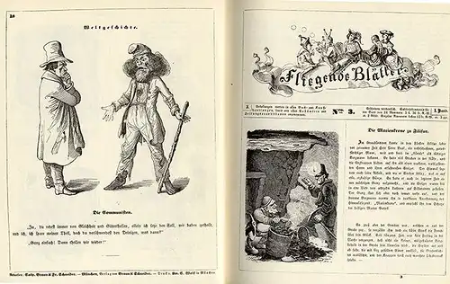 München Fliegende Blätter Humor Satire Zeitschrift Nummer 1 - 24 Faksimile 1934