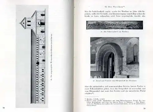 Württemberg Kloster Maulbronn Mönche Architektur Kunst Geschichte Buch 1938