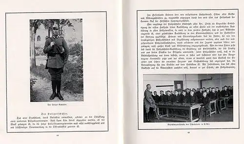 Hessen Schupo Schutzpolizei Geschichte Ausbildung Gliederung Uniform Buch 1931