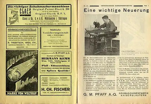 Österreich Technik Nähmaschinen Fahrrad Zeitung Werbung Reklame 3 Hefte 1937