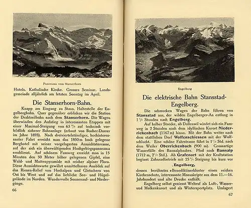 Schweiz Luzern Vierwaldstätter See Stadt Geschichte alter Reiseführer 1925