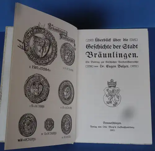 Schwarzwald Donau Geschichte der Stadt Bräunlingen Hexenprozeße Chronik 1984