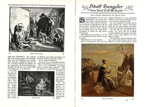 München Malerei Grafik Humor Fliegende Blätter der Maler Adolf Hengeler 1923
