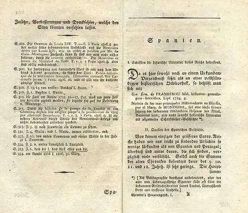 Europa Geschichte der Europäischen Staaten Freiherr von Spittler Berlin 1807