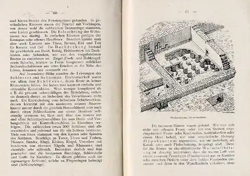 Hessen Taunus Bad Homburg Römer Limes Kastell Saalburg Geschichte 1913