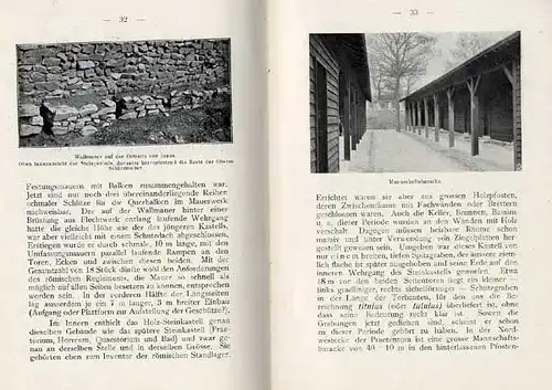 Hessen Taunus Bad Homburg Römer Limes Kastell Saalburg Geschichte 1913