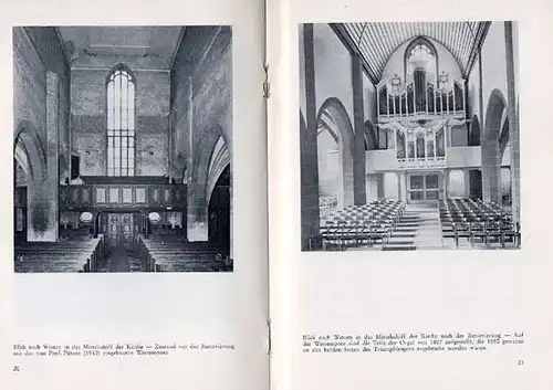 Hessen Odenwald Stadtkirche Michelstadt Kunst Geschichte Architektur von 1969