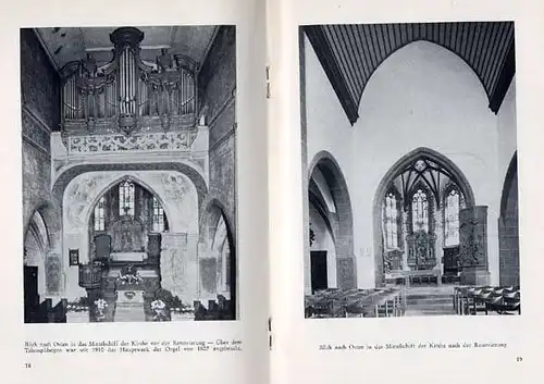 Hessen Odenwald Stadtkirche Michelstadt Kunst Geschichte Architektur von 1969