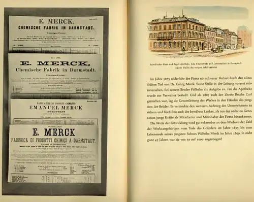 Hessen Darmstadt Chemische Fabrik Merck Geschichte Chronik 1952 