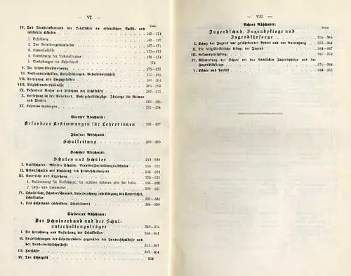 Hessen Wiesbaden Schule Unterricht Lehrer Jugendschutz Gesetze Bestimmungen 1929