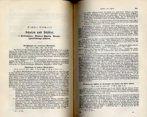Hessen Wiesbaden Schule Unterricht Lehrer Jugendschutz Gesetze Bestimmungen 1929