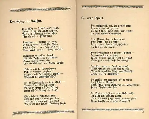 Hessen Frankfurt Südhessen Humor Verse Geschichten in Mundart 1926