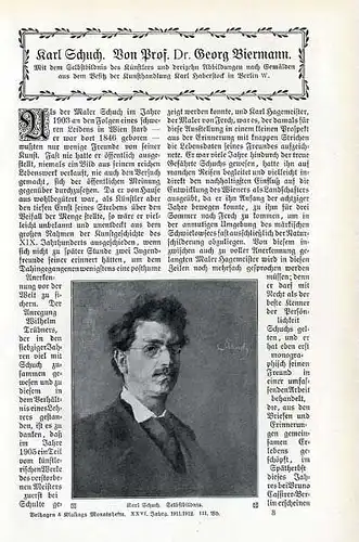 Kunst Malerei Österreich Wien München Impressionismus der Maler Karl Schuch