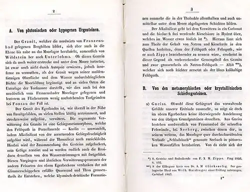 Böhmen Franzensbad Salinische Eisenmoor Bäder Medizin Heilquellen Buch 1850