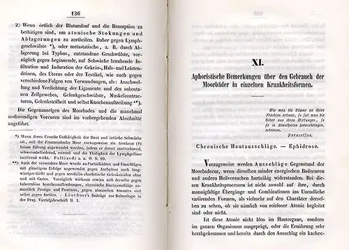 Böhmen Franzensbad Salinische Eisenmoor Bäder Medizin Heilquellen Buch 1850