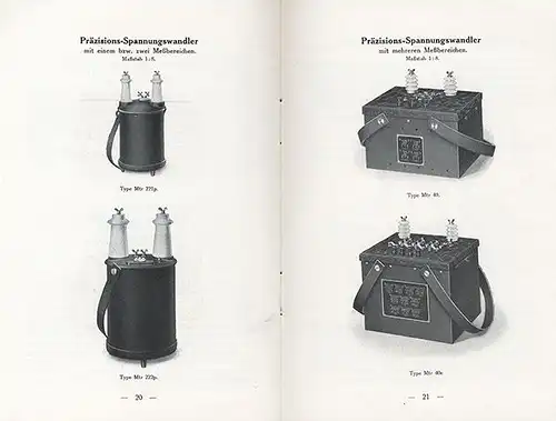 Berlin Siemens Elektrotechnik Meßwandler für Strom Anlagen Handbuch 1919