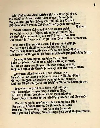 Deutsche Literatur Germanen Mittelalter Gudrunlied Verse Dichtung Karl Simrock