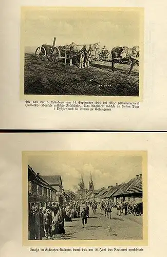 Weltkrieg Ostpreußen Polen Litauen Sächsisches Garde Reiter Regiment Foto Band
