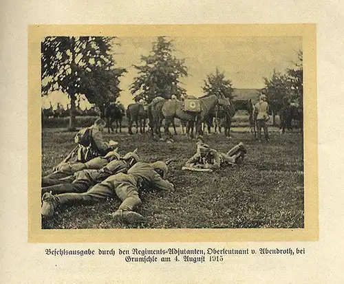 Weltkrieg Ostpreußen Polen Litauen Sächsisches Garde Reiter Regiment Foto Band