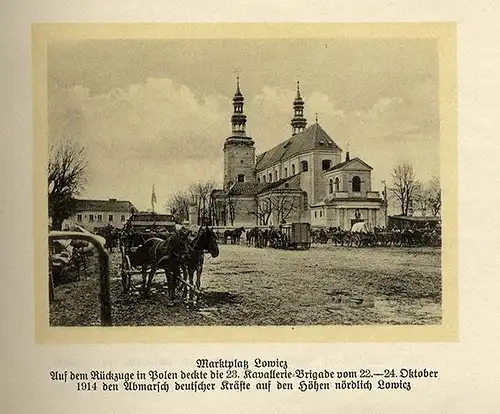 Weltkrieg Ostpreußen Polen Litauen Sächsisches Garde Reiter Regiment Foto Band
