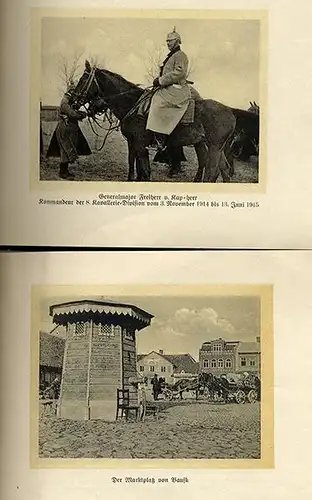 Weltkrieg Ostpreußen Polen Litauen Sächsisches Garde Reiter Regiment Foto Band