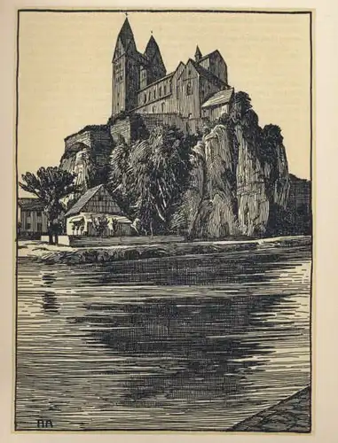 Hessen Nassau Limburg Stadt Geschichte Kunst Grafik Jugendstil 1911