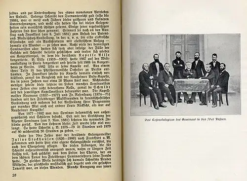 Hessen Wetterau Friedberg Musiklehrer Friedrich Schmidt Festschrift 1926