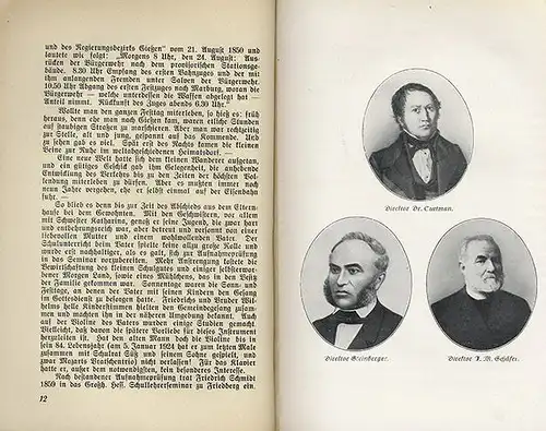 Hessen Wetterau Friedberg Musiklehrer Friedrich Schmidt Festschrift 1926