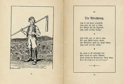 Hessen Nassau Wiesbaden Verse Geschichten in Mundart Rudolf Dietz 3 Bände 1914