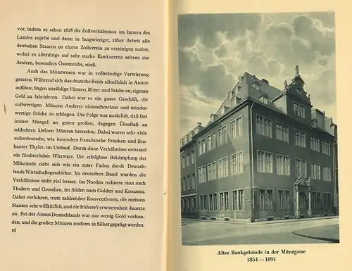 Frankfurt Main Geld Münzen 75 Jahre Frankfurter Bank Festschrift 1929