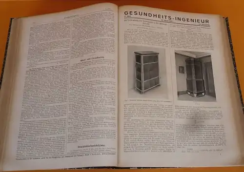 Gesundheit Stadt Hygiene Trinkwasser Gebäude Technik Zeitschrift Jahrgang 1921