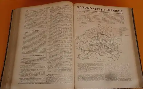 Gesundheit Stadt Hygiene Trinkwasser Gebäude Technik Zeitschrift Jahrgang 1921