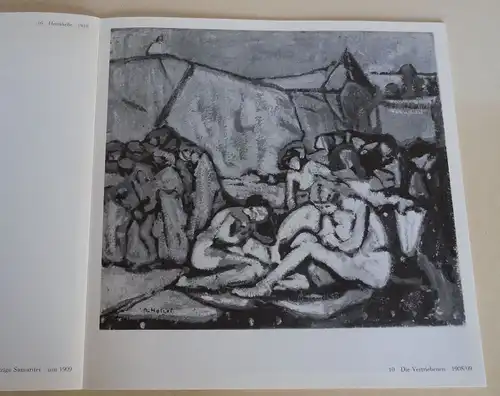 Kunst abstrakte Malerei Modern Adolf Hölzel Ausstellung Katalog Darmstadt 1970