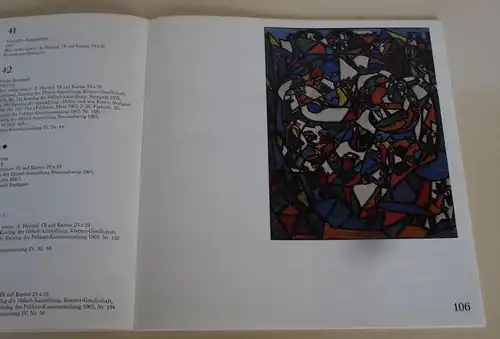 Kunst abstrakte Malerei Modern Adolf Hölzel Ausstellung Katalog Darmstadt 1970