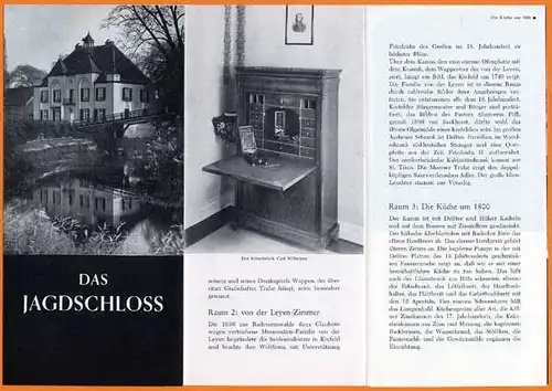 Niederrhein Krefeld Wasser Burg Linn Architektur Geschichte Chronik 1967