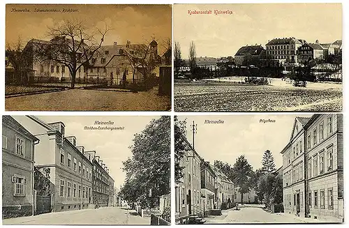 Sachsen Bautzen Erziehungsanstalt Pensionat Kleinwelka 6 alte Postkarten 1910