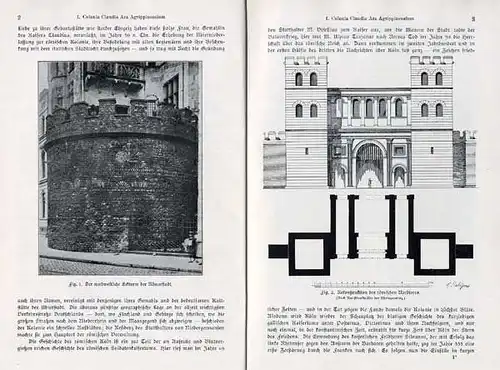 Rhein Köln Stadt Geschichte Mittelalter Architektur Baukunst Plastik Buch 1923