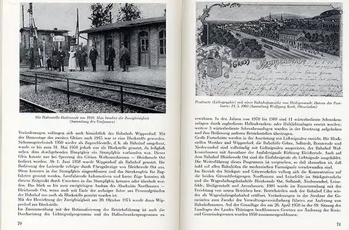 Thüringen Harz Eichsfeld Nordhausen Arenshausen Eisenbahn Geschichte 1989
