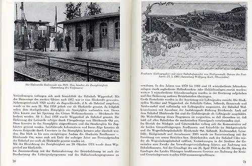 Thüringen Harz Eichsfeld Nordhausen Arenshausen Eisenbahn Geschichte 1989 