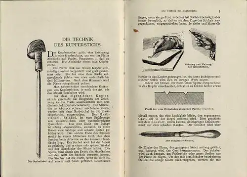 Kunst Grafik Renaissance Kupferstich Geschichte Handwerk Technik Buch 1919