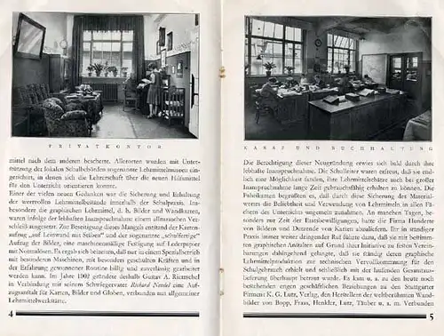 Sachsen Leipzig Schule 25 Jahre Rietzschel Lehrmittel Handel Festschrift 1927